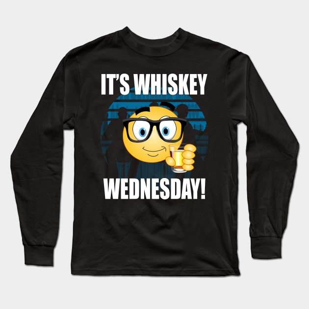 It's Whiskey Wednesday! Long Sleeve T-Shirt by Carrie T Designs